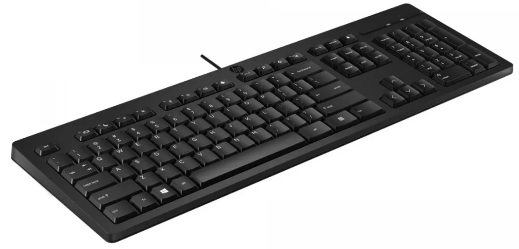 TECLADO HP 125 TPA-P001K ALAMBRICO NEGRO, vista 3